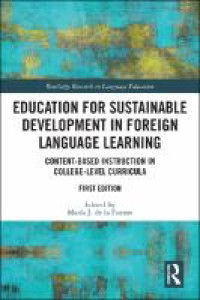 Education for sustainable development in foreign language learning :content-based instruction in college-level curricula