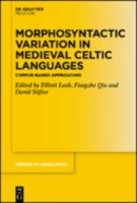 Morphosyntactic variation in medieval Celtic languages :corpus-based approaches