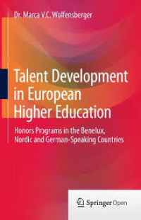 Talent development in European higher education:honors programs in the benelux, nordic and German-speaking Countries