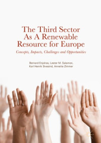 The third sector as a renewable resource for Europe :concepts, impacts, challenges and opportunities