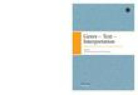 Genre-text-interpretation :multidisciplinary perspectives on folklore and beyond
