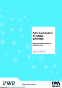 Public involvement in knowledge generation:citizen science opportunities in the Dutch water sector